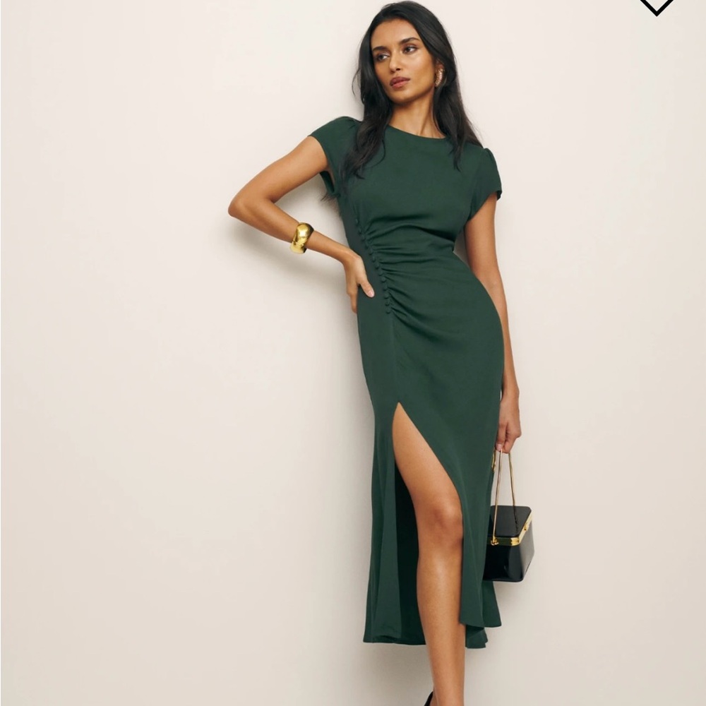 Reformation Frasier Dress: “Blue Floral”